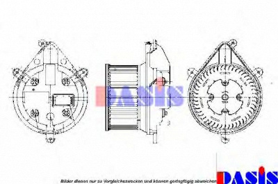 AKS DASIS 870750n -  Вентилятор салона